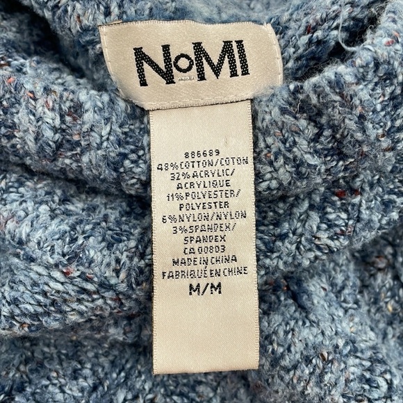 Cowl Neck Sweater Light Blue - Picture 7 of 9